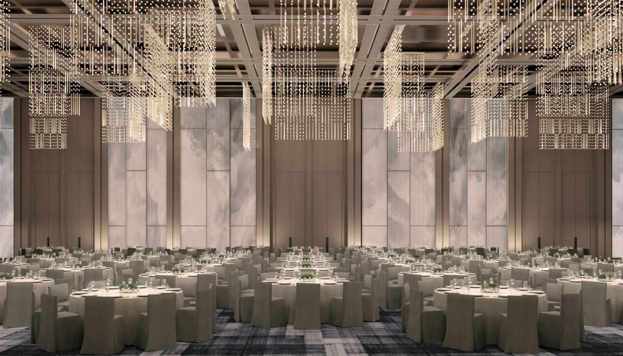 Conrad Shenzhen, The First Art Museum Hotel In Greater Bay Area With The Stunning Bay And Sunset View In The Hotel Terrace Exterior photo